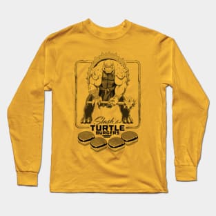 Slash's Turtle Burgers BW Long Sleeve T-Shirt